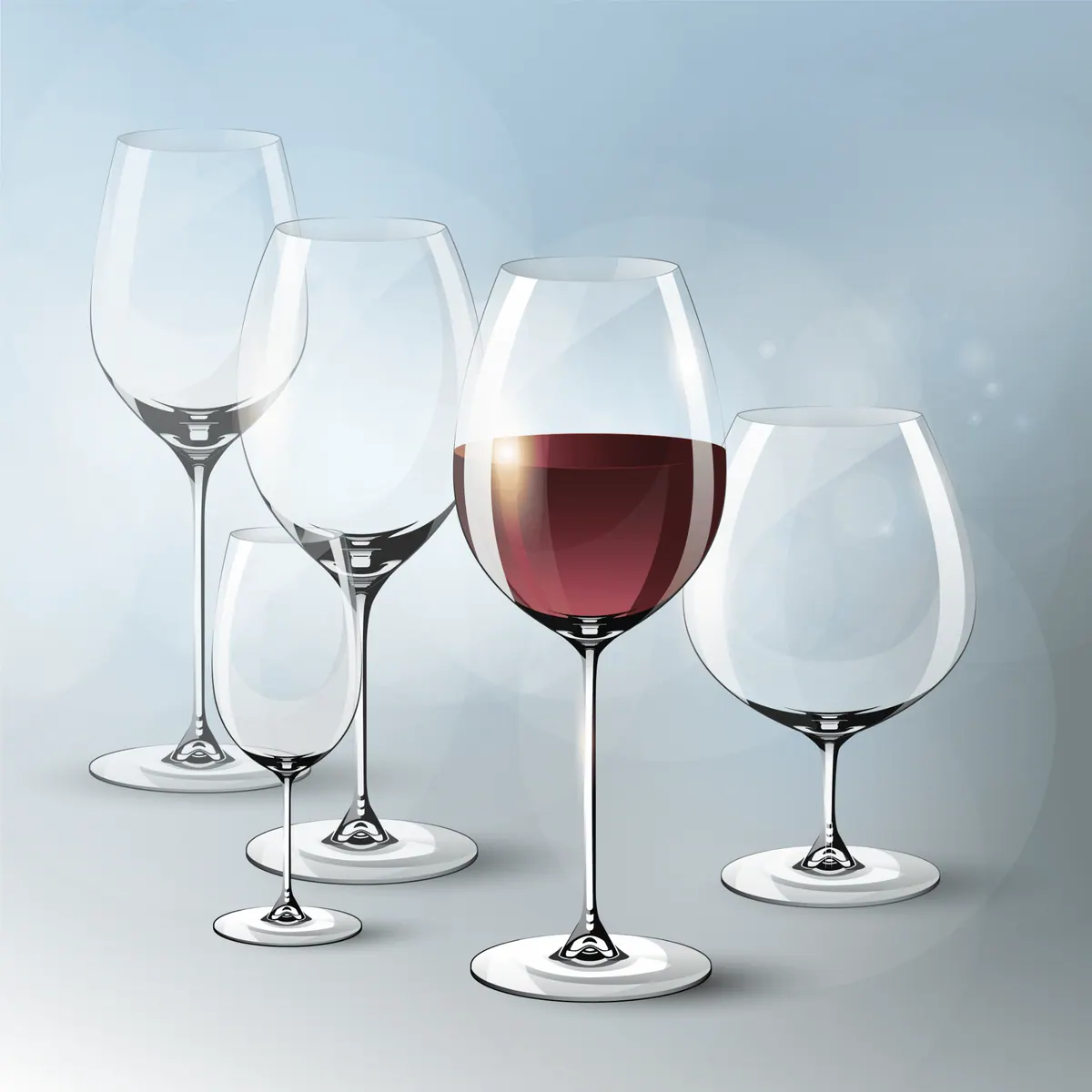 Aluguel de Taças de vinho