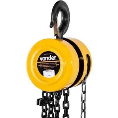 Talha Manual 2,0 Toneladas Elevação 5,0 Metros - Vonder