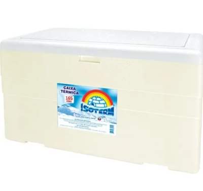 Caixa Térmica de Isopor Capacidade 165 Litros com dreno
