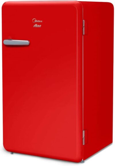 Aluguel de Frigobar Retrô, 95L Midea Vermelho