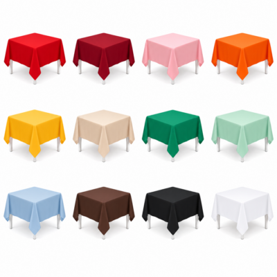 Aluguel de Toalhas de mesa quadradas