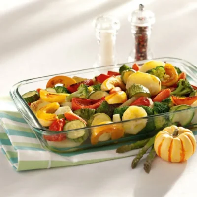 Aluguel de travessas de vidro saladeira para servir